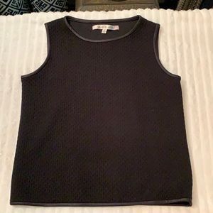 NWOT Max Studio black knit shell